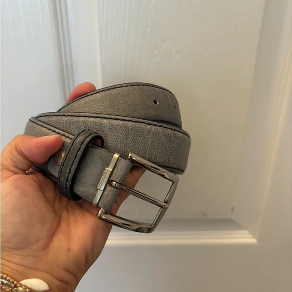 Roger Ximenez Leather Belt, Genuine Italian Calf - Picture 1 of 5